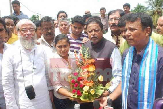 TMC  felicitates Tripura  Khel-Ratna  Dipa  Karmakar